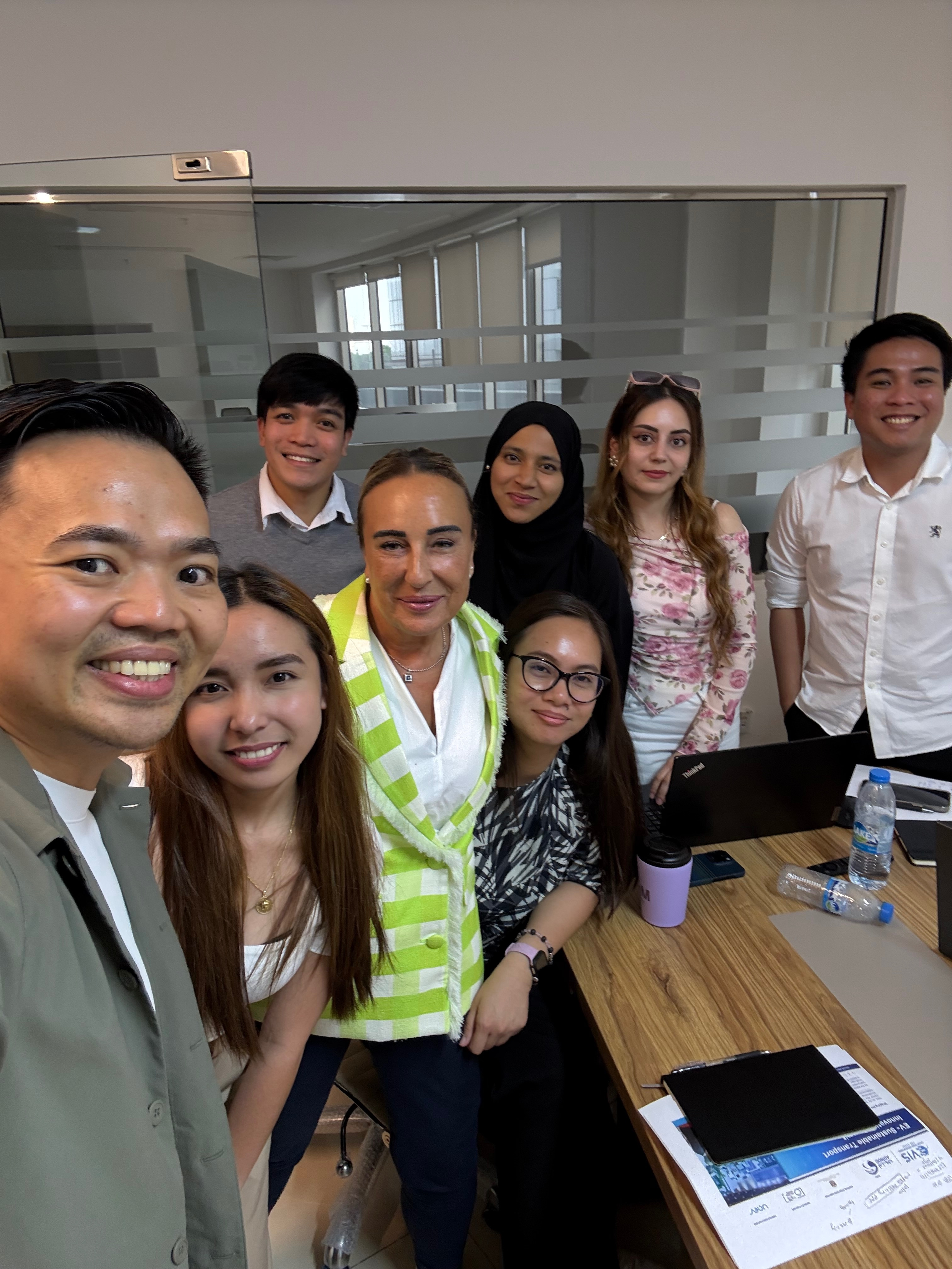 Joseph Alcantara collaborating with an international team
